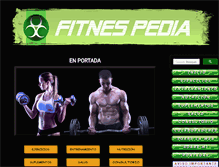 Tablet Screenshot of fitnespedia.com